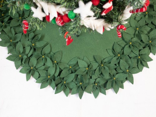 Christmas Felt Green Tree Skirt