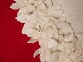 Handmade Felt White Tree Skirt