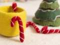 7cm Felt Candy Canes