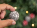 3cm Wool Felt Snowflake Balls