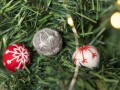 3cm Wool Felt Snowflake Balls