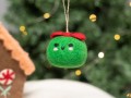 6cm Green Felt Christmas Present 6cm Green Felt Christmas Present