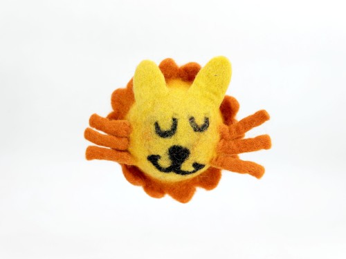 Felt Lion Pet Toy