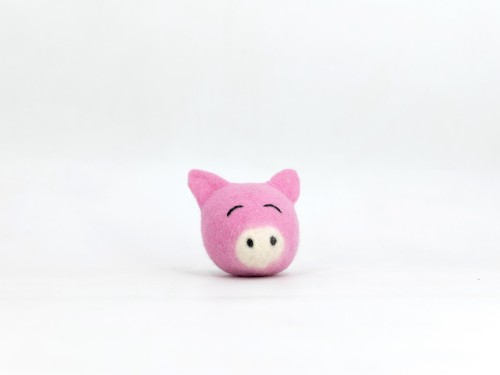 Felt Pig Pet Toy