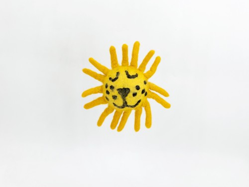 Felt Lion Chew Pet Toy