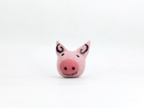 Felt Pig Chew Toy