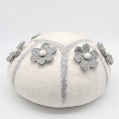 Petal Design Felt Cat House