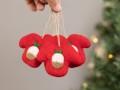 Red Mini Christmas Felt Jumper