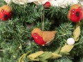 10cm Christmas Felt Robin Bird