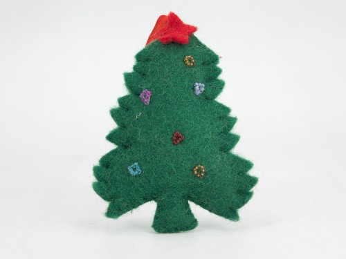 Felt Beaded Mini Christmas Tree