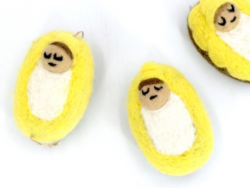 12cm Felt Baby Jesus Nativity