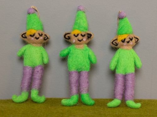 Felt Elf with Green Hat