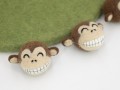 Handmade Felt Monkey Head