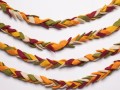 6ft Handmade Seasonal Felt Leaf Garland