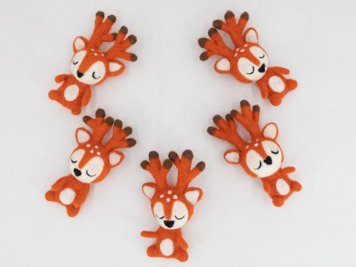 Wool Felt Reindeer