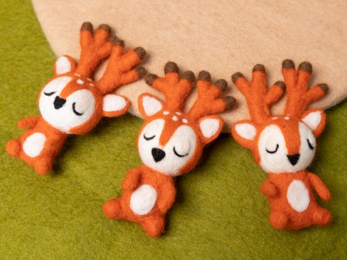 Wool Felt Reindeer
