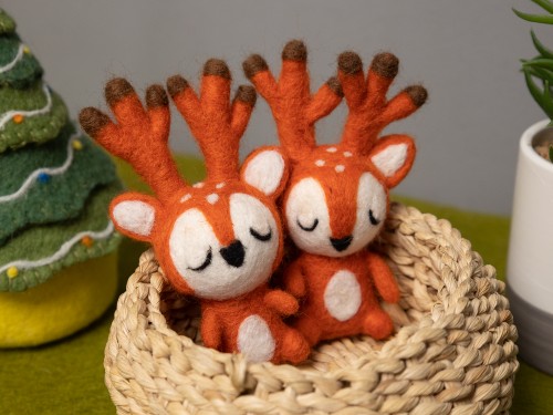 Wool Felt Reindeer