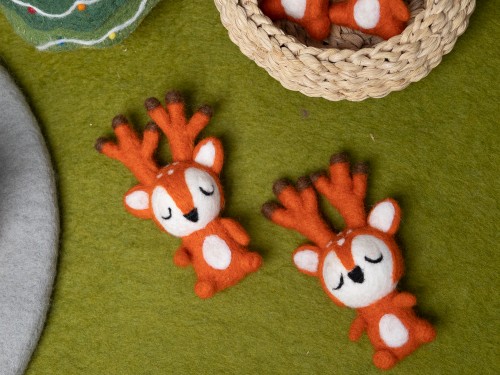 Wool Felt Reindeer