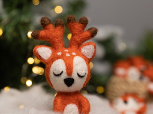 Wool Felt Reindeer