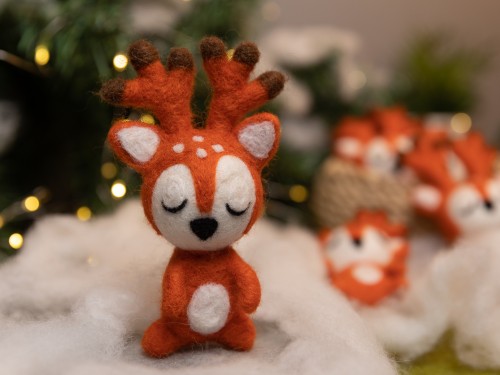 Wool Felt Reindeer