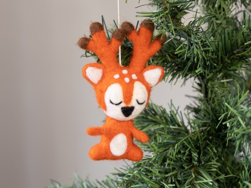 Wool Felt Reindeer