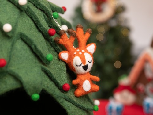 Wool Felt Reindeer