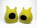 Handmade Felt Cat Cave with Ears
