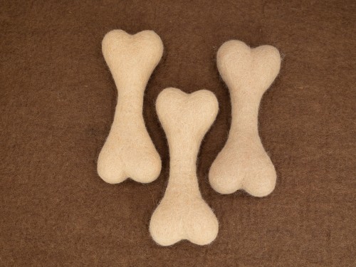 Large Felt Dog Bone