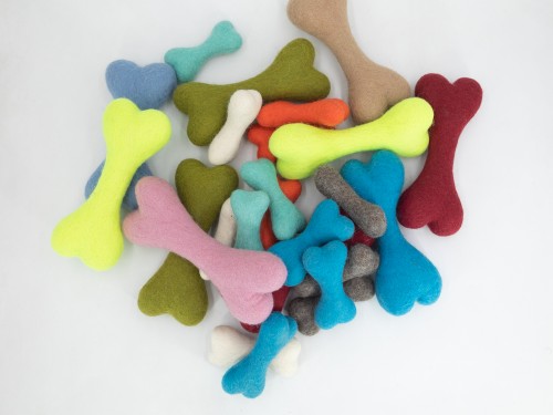 Large Felt Dog Bone