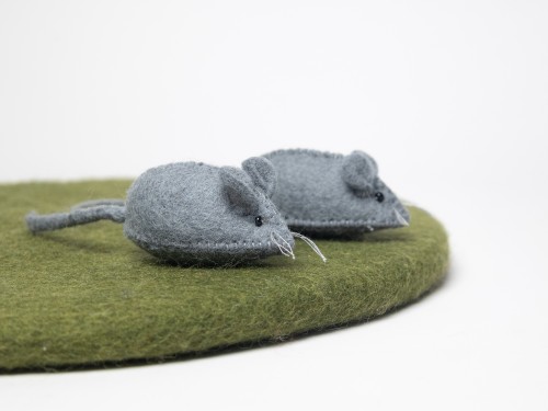 Stitched Felt Mice Toy