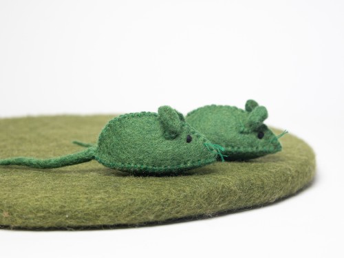 Stitched Felt Mice Toy