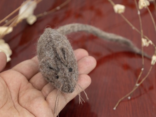 Stitched Felt Mice Toy