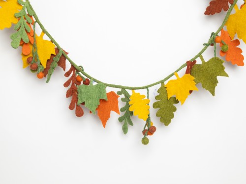 6ft Fall Maple Leaves Garland