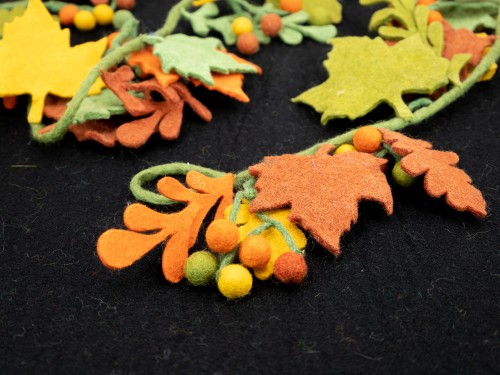 6ft Fall Maple Leaves Garland