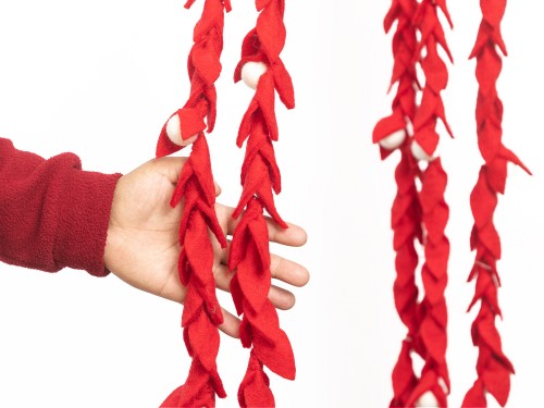 6ft Red Valentine Garland