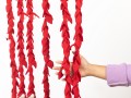 6ft Red Valentine Leaf Garland