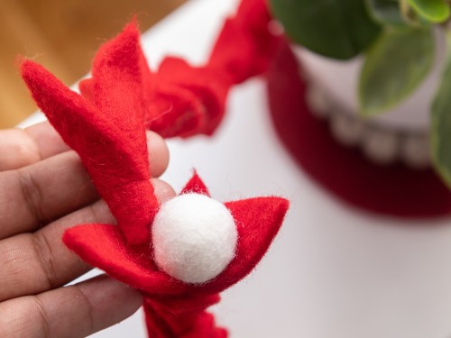 6ft Red Valentine Leaf Garland