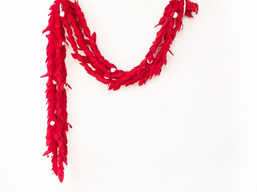 6ft Red Valentine Leaf Garland