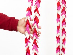 6ft Pink Valentine Garland