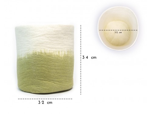 Handmade Felt Multi-Functional Storage Basket