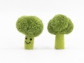 8cm Felt Broccoli with Face