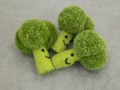 8cm Felt Broccoli with Face