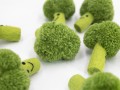 8cm Felt Broccoli with Face