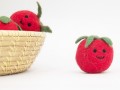 5cm Smiley Felt Tomato