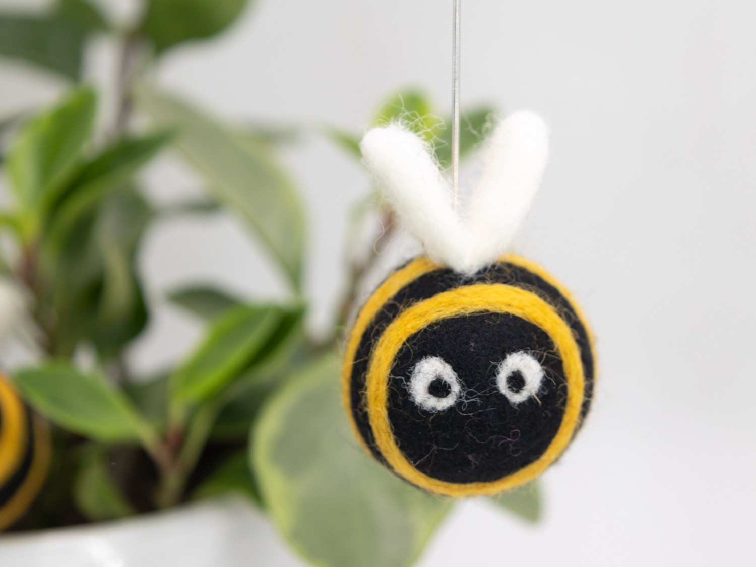5cm Felt Bumblebee Ornament