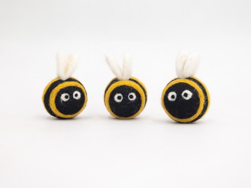5cm Felt Bumblebee Ornament