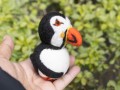 10cm Felt Puffin Ornament