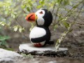 10cm Felt Puffin Ornament