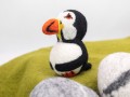 10cm Felt Puffin Ornament