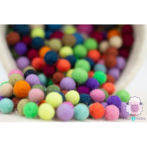 1cm Felt Balls | Wholesale Felt Balls